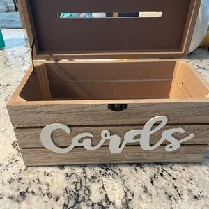 Wedding card box